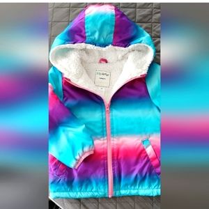 Kiko & Max lined zip-up winter jacket 4T